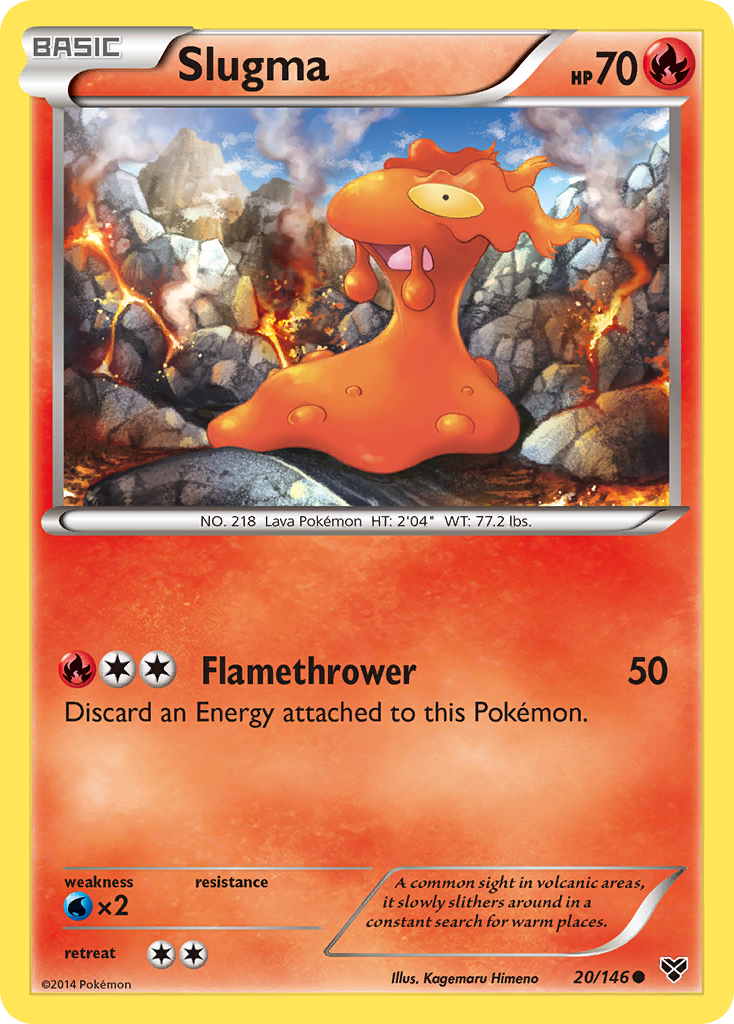 Slugma (20/146) [XY: Base Set] | Game Master's Emporium (The New GME)