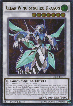 Clear Wing Synchro Dragon (UTR) [CROS-EN046] Ultimate Rare | Game Master's Emporium (The New GME)