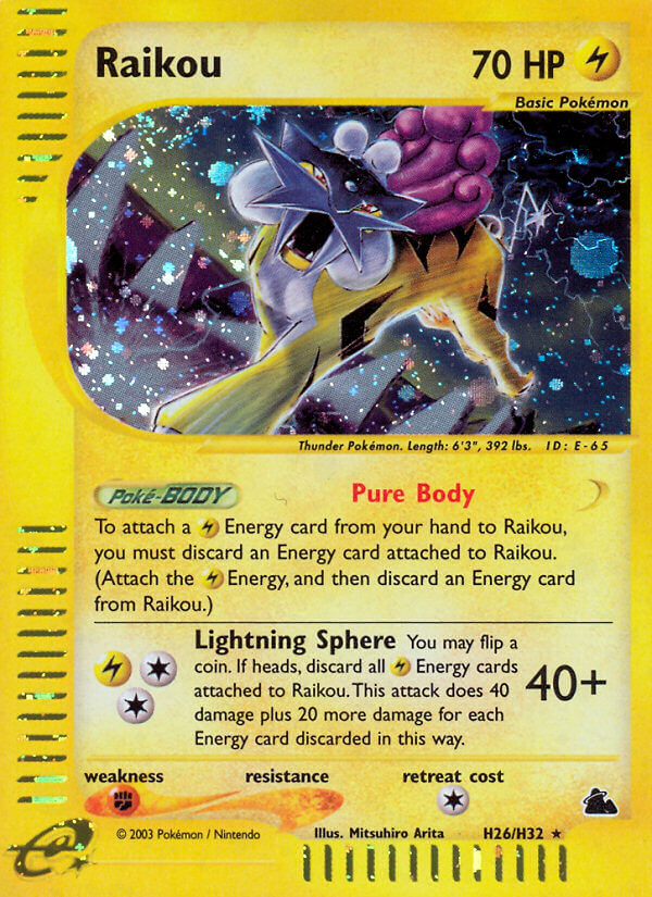 Raikou (H26/H32) [Skyridge] | Game Master's Emporium (The New GME)