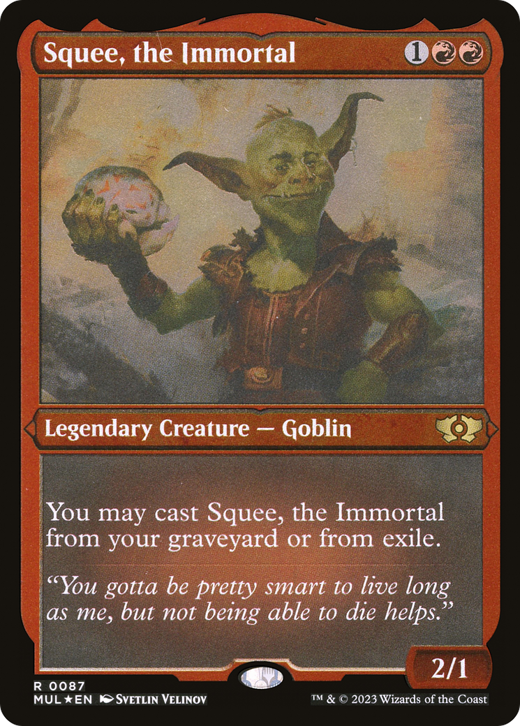 Squee, the Immortal (Foil Etched) [Multiverse Legends] | Game Master's Emporium (The New GME)