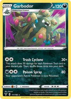 Garbodor (111/185) [Sword & Shield: Vivid Voltage] | Game Master's Emporium (The New GME)