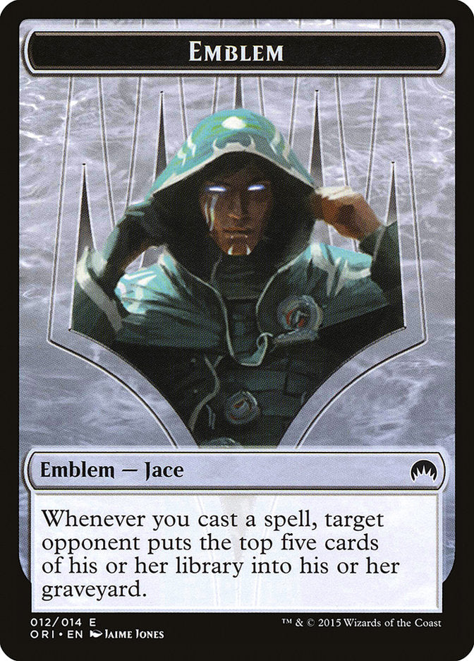 Jace, Telepath Unbound Emblem [Magic Origins Tokens] | Game Master's Emporium (The New GME)