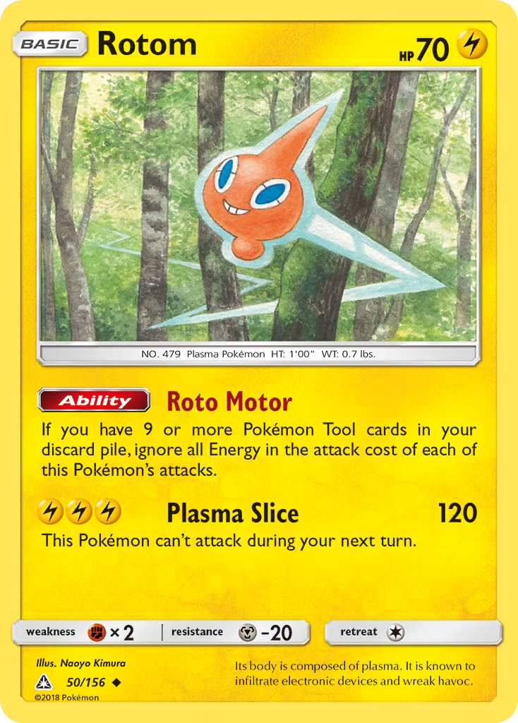 Rotom (50/156) [Sun & Moon: Ultra Prism] | Game Master's Emporium (The New GME)