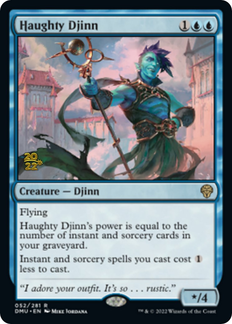 Haughty Djinn [Dominaria United Prerelease Promos] | Game Master's Emporium (The New GME)