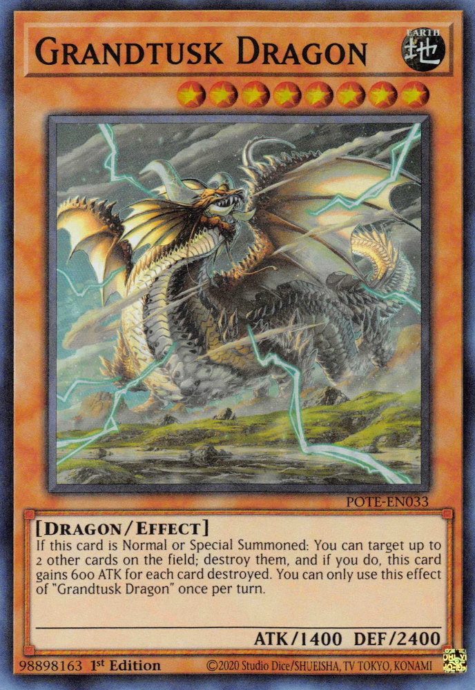 Grandtusk Dragon [POTE-EN033] Super Rare | Game Master's Emporium (The New GME)