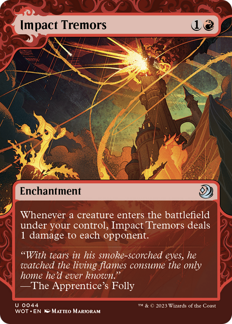 Impact Tremors [Wilds of Eldraine: Enchanting Tales] | Game Master's Emporium (The New GME)