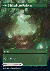 Darkbore Pathway // Slitherbore Pathway (Borderless) [Secret Lair: Ultimate Edition 2] | Game Master's Emporium (The New GME)