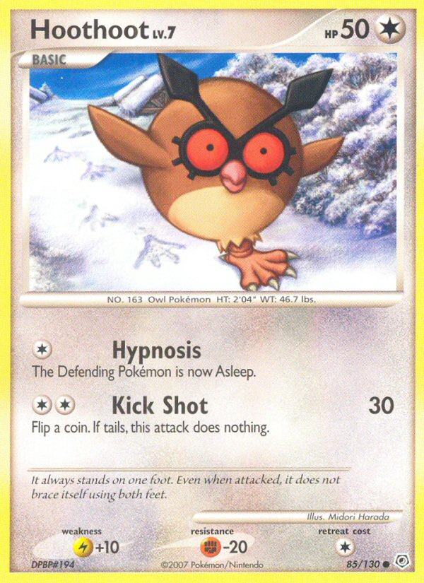 Hoothoot (85/130) [Diamond & Pearl: Base Set] | Game Master's Emporium (The New GME)