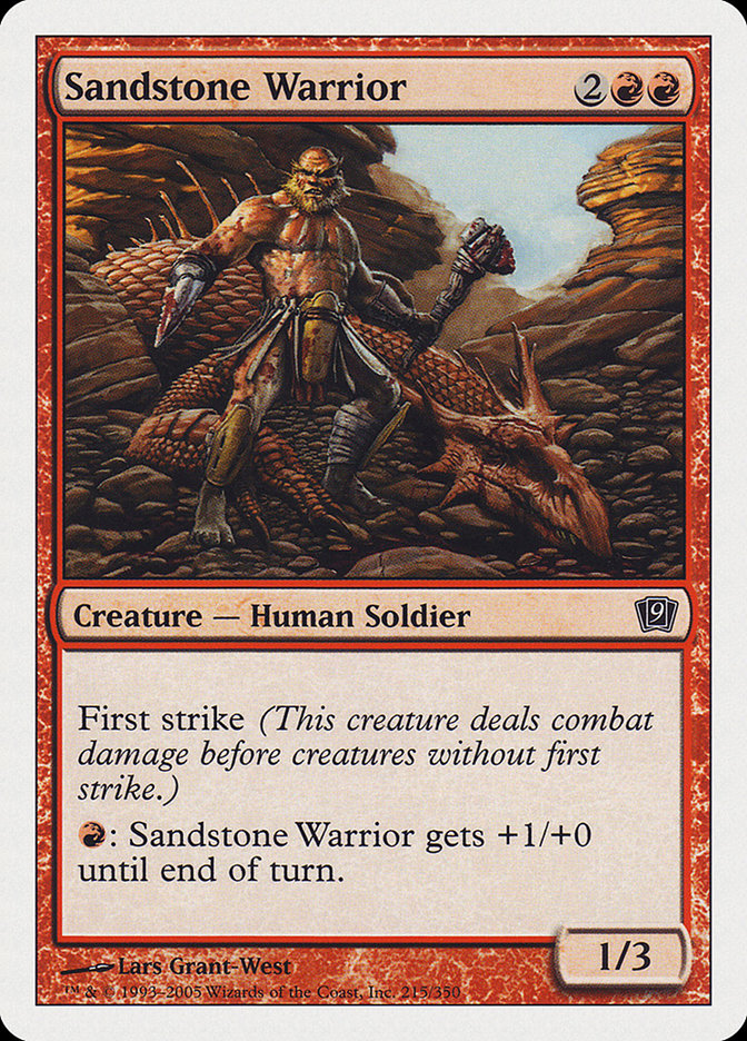 Sandstone Warrior [Ninth Edition] | Game Master's Emporium (The New GME)