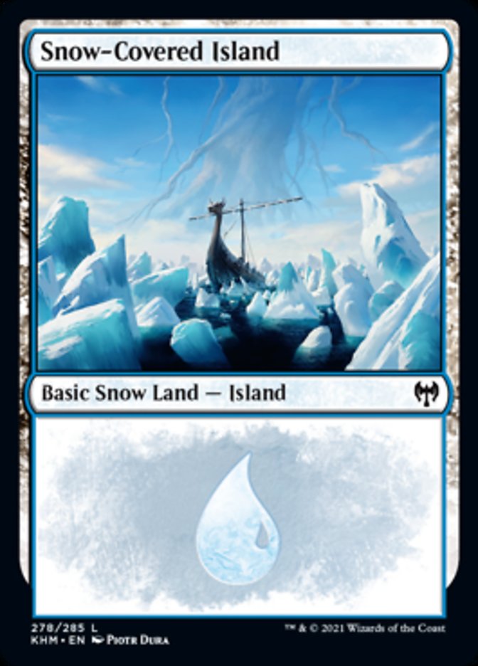 Snow-Covered Island (278) [Kaldheim] | Game Master's Emporium (The New GME)