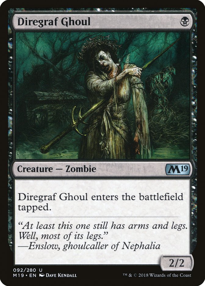 Diregraf Ghoul [Core Set 2019] | Game Master's Emporium (The New GME)