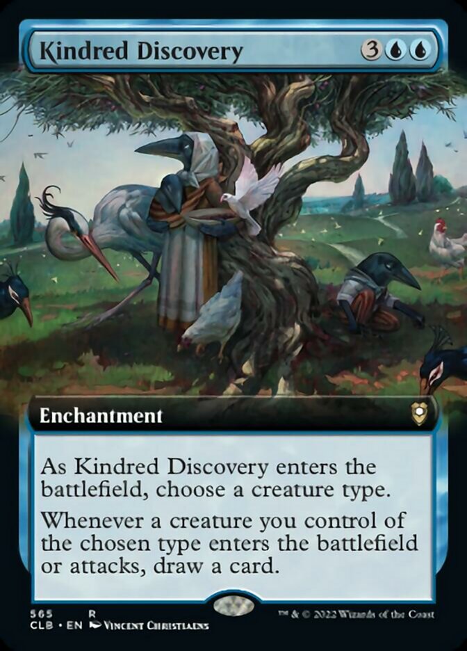 Kindred Discovery (Extended Art) [Commander Legends: Battle for Baldur's Gate] | Game Master's Emporium (The New GME)