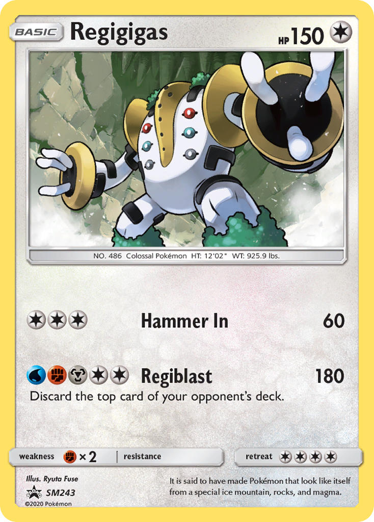 Regigigas (SM243) [Sun & Moon: Black Star Promos] | Game Master's Emporium (The New GME)