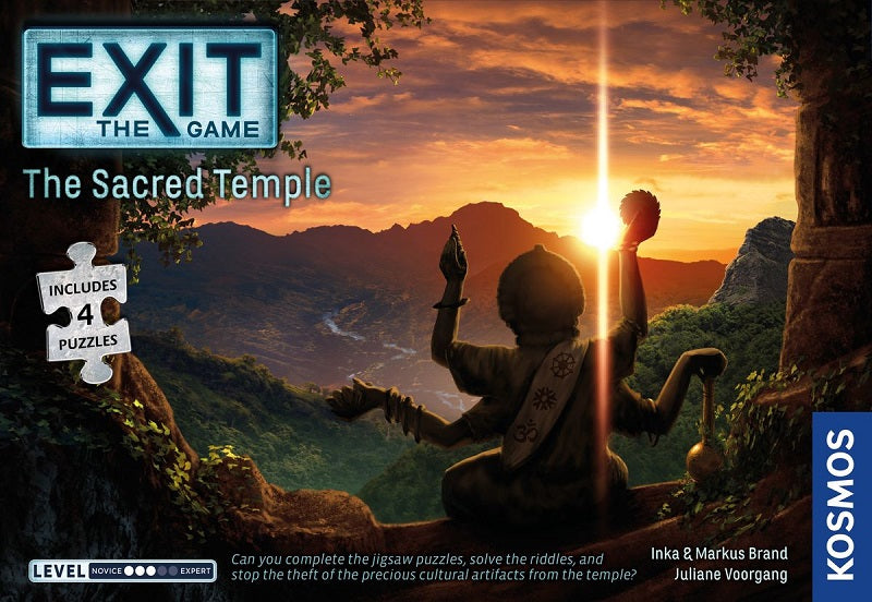 Exit The Game: The Sacred Temple (Level 3) Includes 4 Puzzles! | Game Master's Emporium (The New GME)