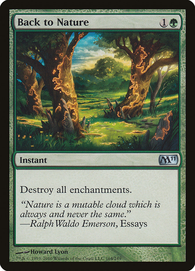Back to Nature [Magic 2011] | Game Master's Emporium (The New GME)