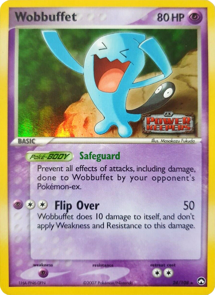 Wobbuffet (24/108) (Stamped) [EX: Power Keepers] | Game Master's Emporium (The New GME)