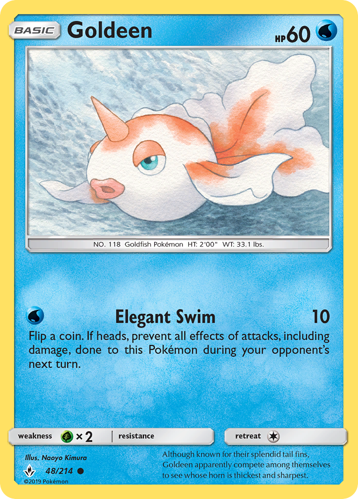 Goldeen (48/214) [Sun & Moon: Unbroken Bonds] | Game Master's Emporium (The New GME)