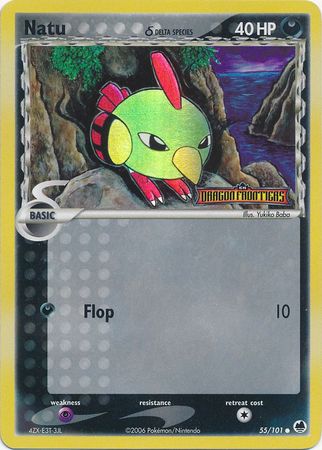 Natu (55/101) (Delta Species) (Stamped) [EX: Dragon Frontiers] | Game Master's Emporium (The New GME)