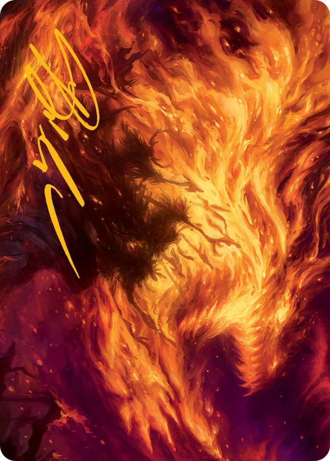 Stoke the Flames Art Card (Gold-Stamped Signature) [March of the Machine Art Series] | Game Master's Emporium (The New GME)