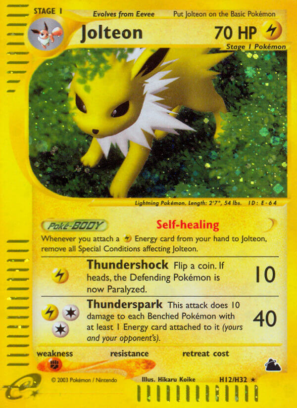 Jolteon (H12/H32) [Skyridge] | Game Master's Emporium (The New GME)