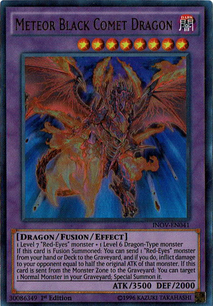 Meteor Black Comet Dragon [INOV-EN041] Ultra Rare | Game Master's Emporium (The New GME)