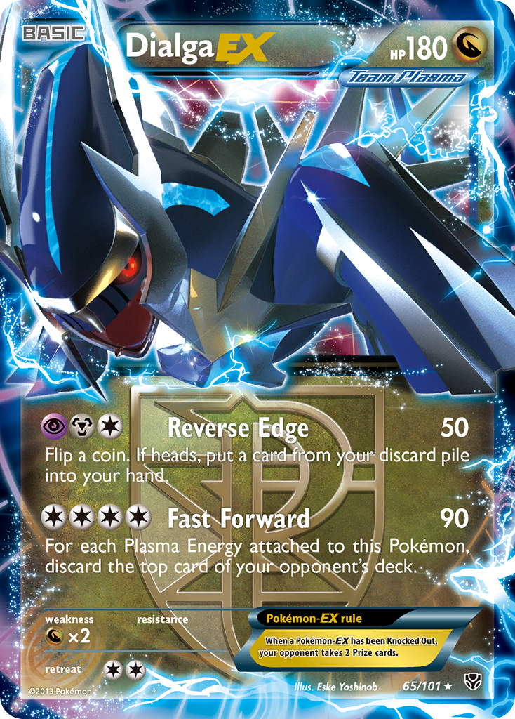 Dialga EX (65/101) [Black & White: Plasma Blast] | Game Master's Emporium (The New GME)