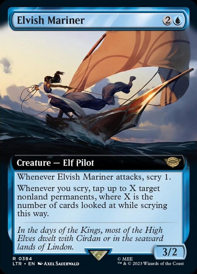 Elvish Mariner (Extended Art) [The Lord of the Rings: Tales of Middle-Earth] | Game Master's Emporium (The New GME)