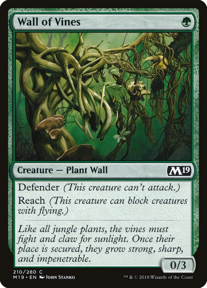 Wall of Vines [Core Set 2019] | Game Master's Emporium (The New GME)