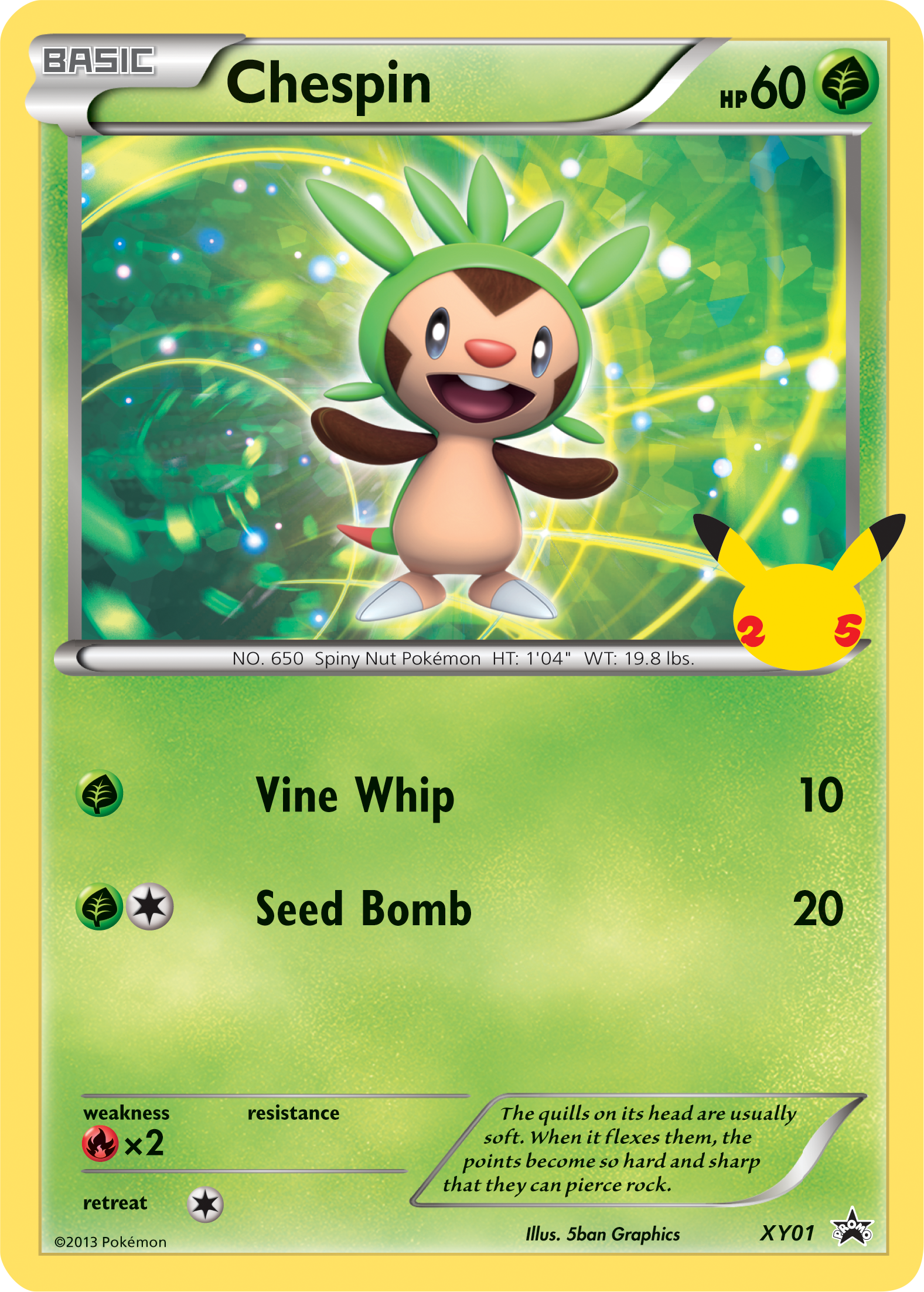 Chespin (XY01) [First Partner Pack] | Game Master's Emporium (The New GME)