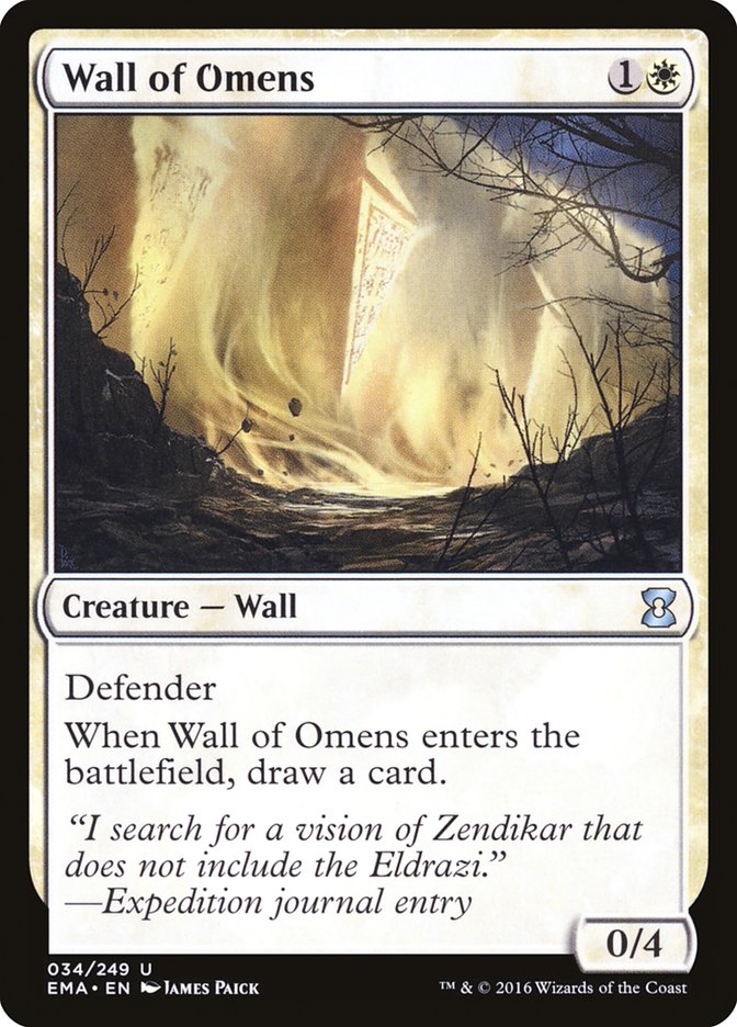 Wall of Omens [Eternal Masters] | Game Master's Emporium (The New GME)