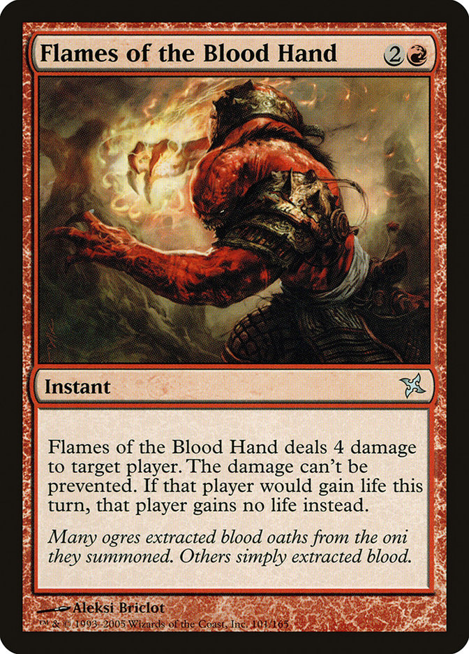 Flames of the Blood Hand [Betrayers of Kamigawa] | Game Master's Emporium (The New GME)