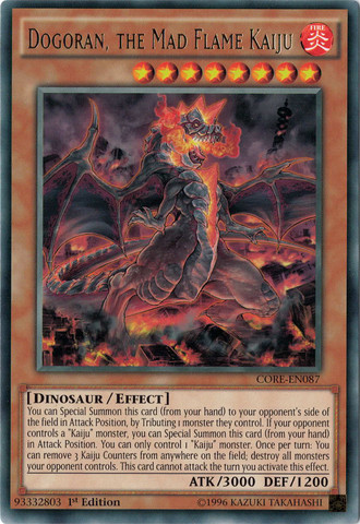 Dogoran, the Mad Flame Kaiju [CORE-EN087] Rare | Game Master's Emporium (The New GME)