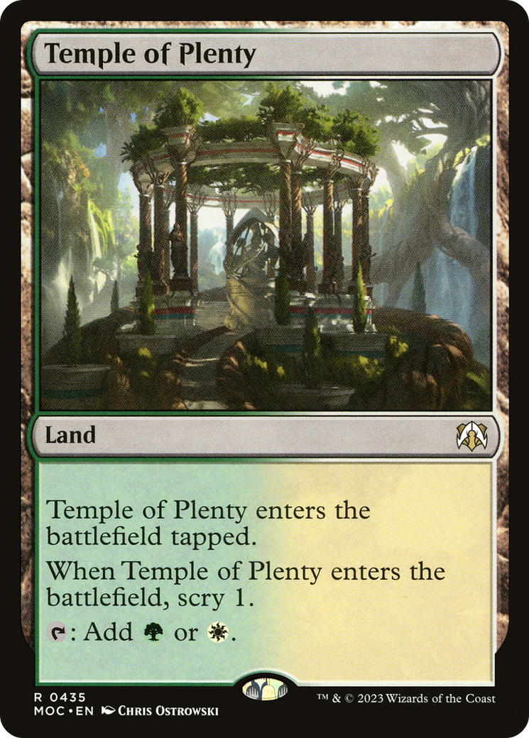 Temple of Plenty [March of the Machine Commander] | Game Master's Emporium (The New GME)