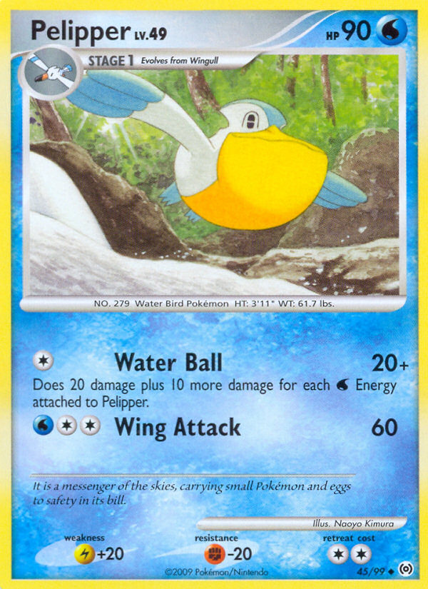 Pelipper (45/99) [Platinum: Arceus] | Game Master's Emporium (The New GME)