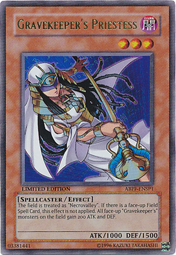 Gravekeeper's Priestess [ABPF-ENSP1] Ultra Rare | Game Master's Emporium (The New GME)