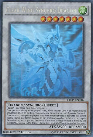Clear Wing Synchro Dragon (Ghost Rare) [CROS-EN046] Ghost Rare | Game Master's Emporium (The New GME)