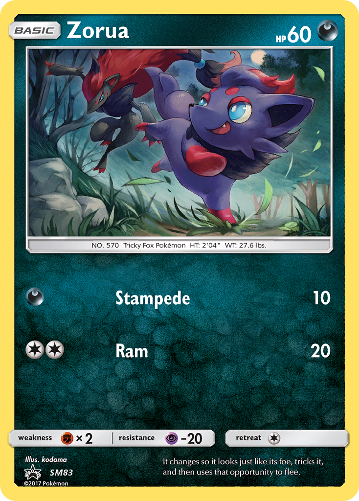 Zorua (SM83) [Sun & Moon: Black Star Promos] | Game Master's Emporium (The New GME)