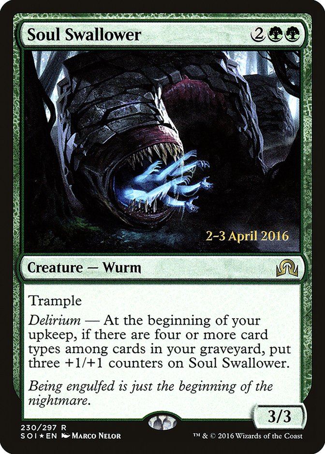 Soul Swallower [Shadows over Innistrad Prerelease Promos] | Game Master's Emporium (The New GME)