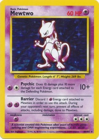 Mewtwo (10/102) [Base Set Unlimited] | Game Master's Emporium (The New GME)