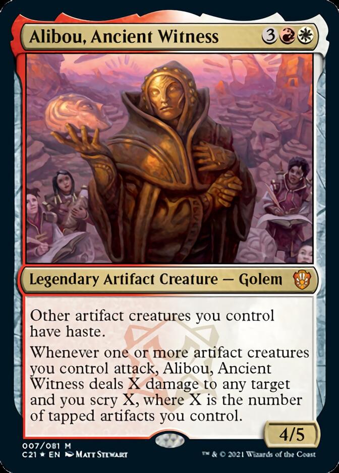 Alibou, Ancient Witness [Commander 2021] | Game Master's Emporium (The New GME)