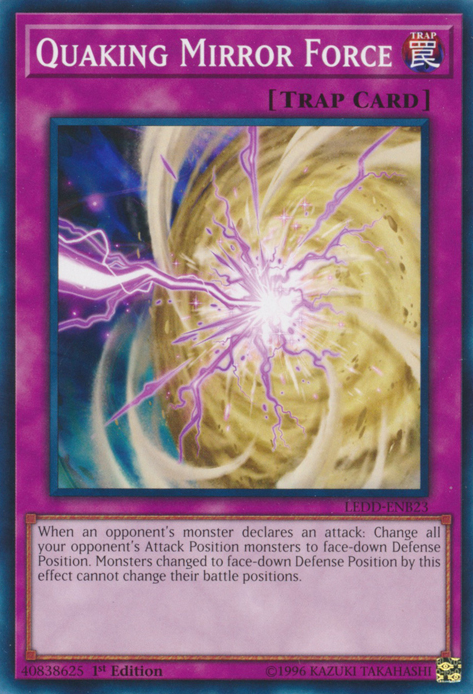 Quaking Mirror Force [LEDD-ENB23] Common | Game Master's Emporium (The New GME)