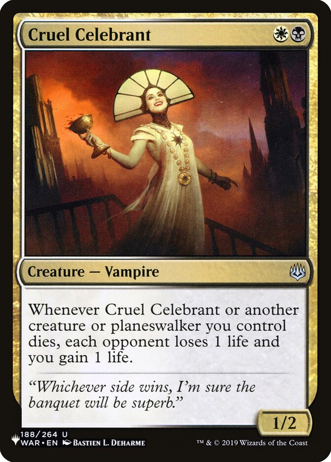 Cruel Celebrant [The List] | Game Master's Emporium (The New GME)