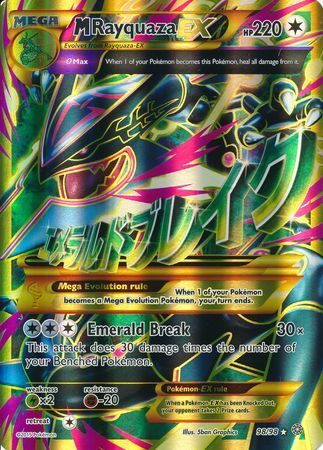 M Rayquaza EX (98/98) (Jumbo Card) [XY: Ancient Origins] | Game Master's Emporium (The New GME)