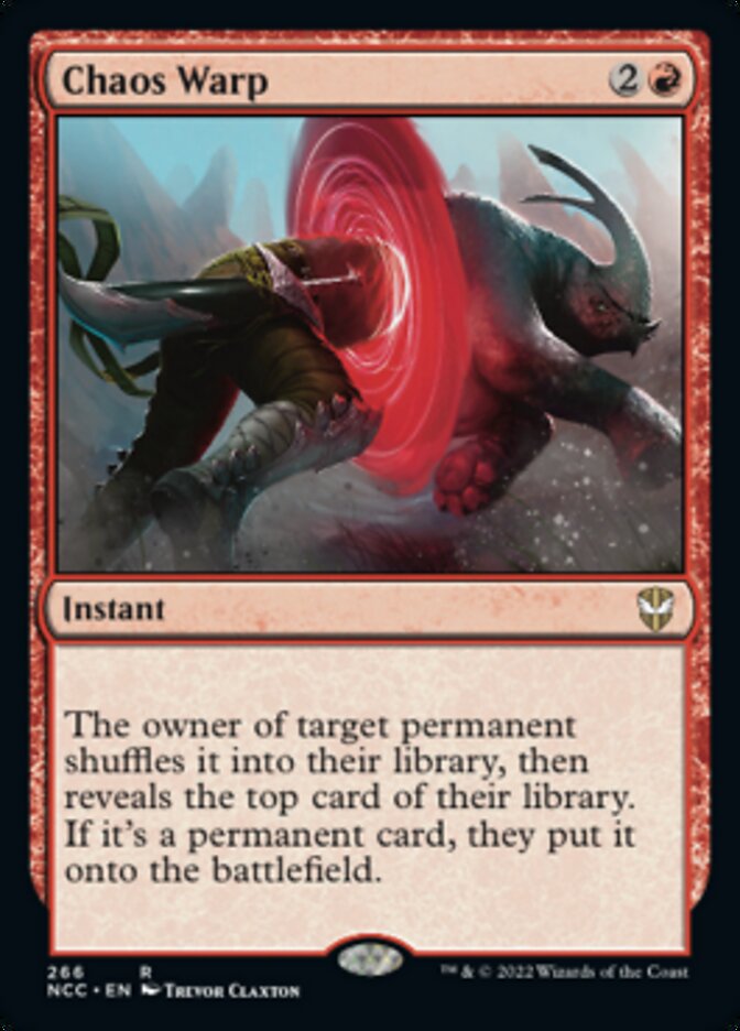 Chaos Warp [Streets of New Capenna Commander] | Game Master's Emporium (The New GME)