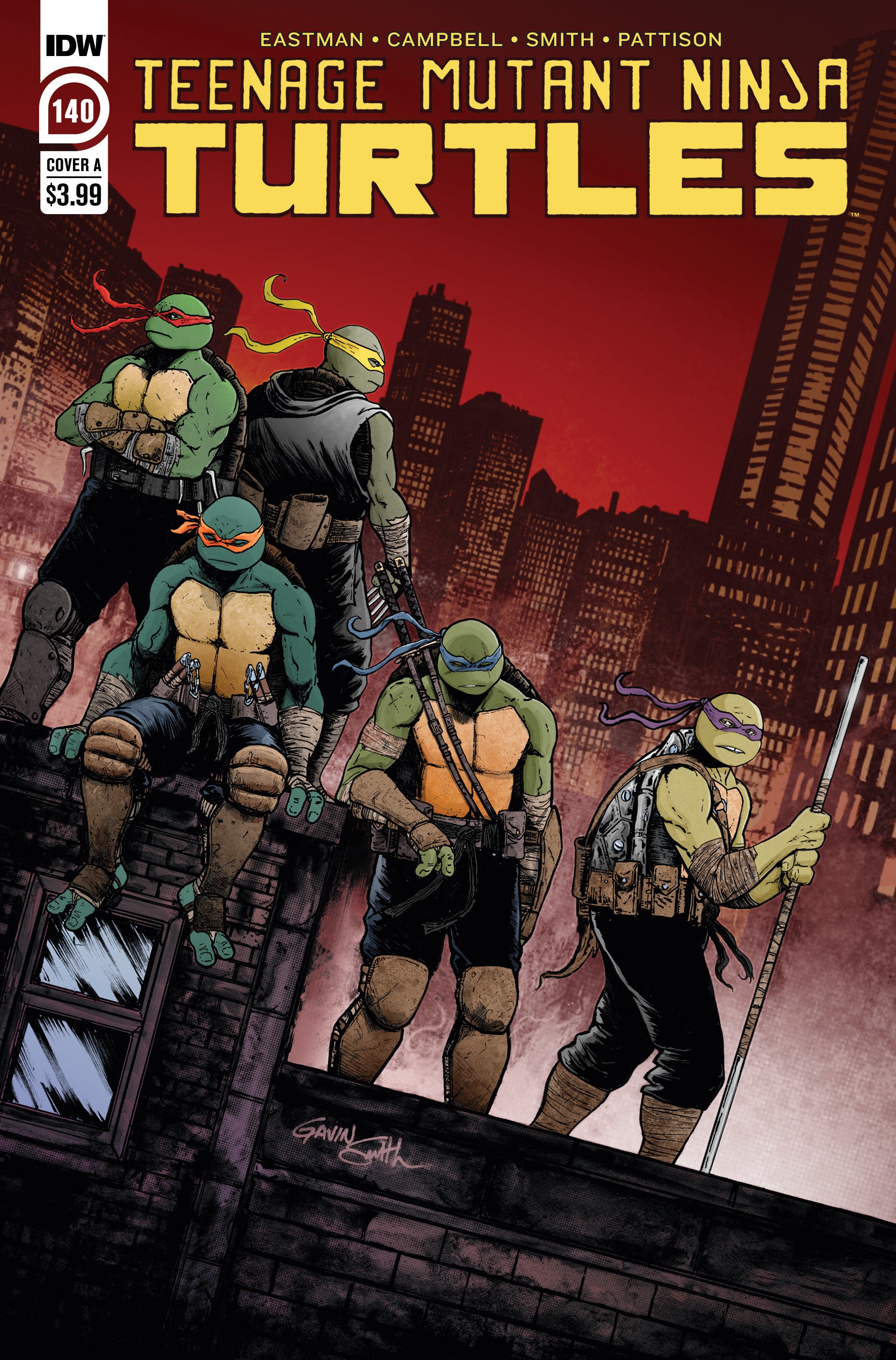 Teenage Mutant Ninja Turtles #140 Cover A (Smith) | Game Master's Emporium (The New GME)