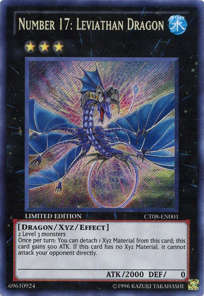 Number 17: Leviathan Dragon [CT08-EN001] Secret Rare | Game Master's Emporium (The New GME)