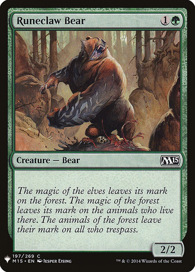 Runeclaw Bear [Mystery Booster] | Game Master's Emporium (The New GME)