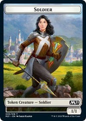 Soldier // Treasure Double-Sided Token [Core Set 2021 Tokens] | Game Master's Emporium (The New GME)