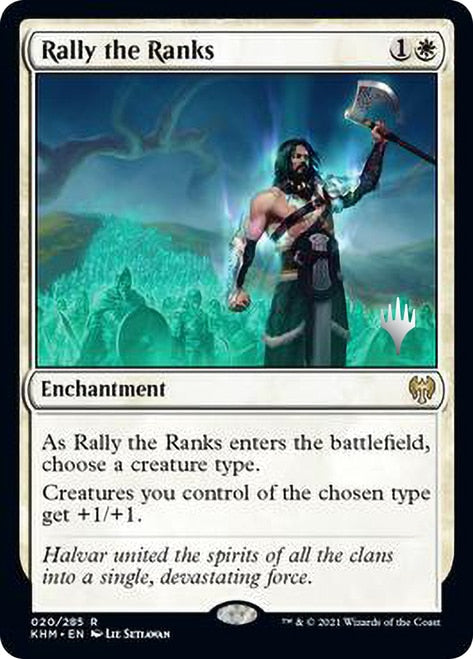 Rally the Ranks (Promo Pack) [Kaldheim Promos] | Game Master's Emporium (The New GME)