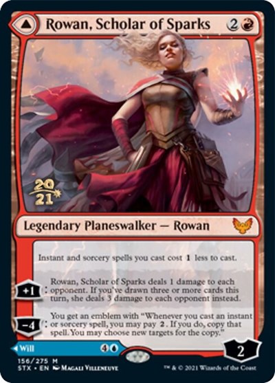 Rowan, Scholar of Sparks // Will, Scholar of Frost [Strixhaven: School of Mages Prerelease Promos] | Game Master's Emporium (The New GME)